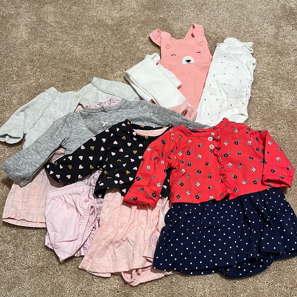 Baby girl dress lot